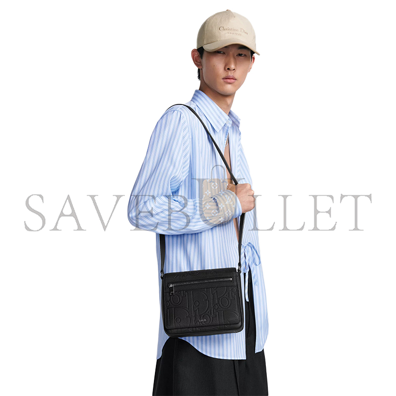 D*or messenger bag with flap 1espo329llg_h00n (21*18*6cm)